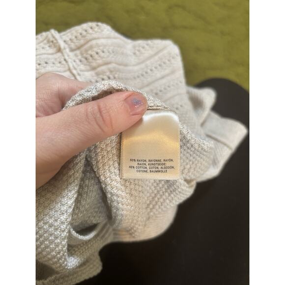 Anthrogologie Open Front Duster Cardigan Size Small Bell Sleeve Fairy Grunge - Picture 7 of 8